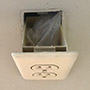 New homeowner found a receptacle that didn't work. Turns out it was a false plug with a stash box attached