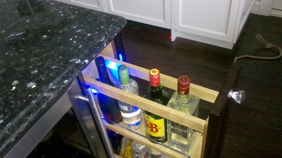 LED Lighting in cuboard